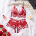 Floral Lace Bra & Panty Set