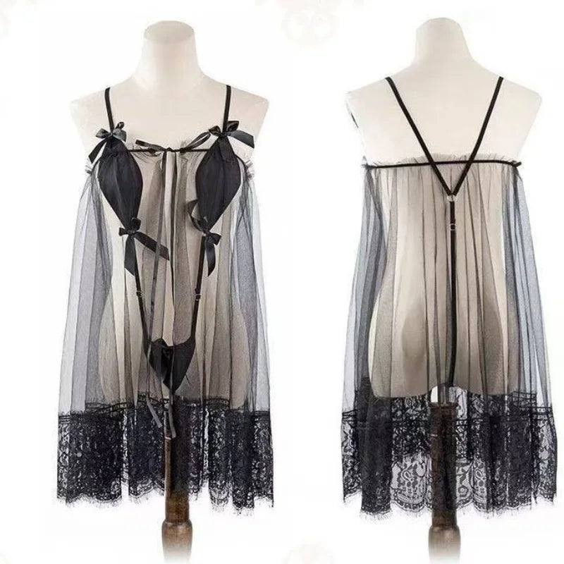 Plus Size Lace Babydoll Nightdress