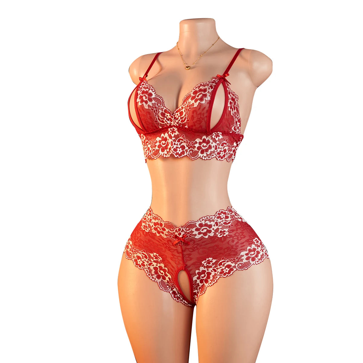 Floral Lace Bra & Panty Set